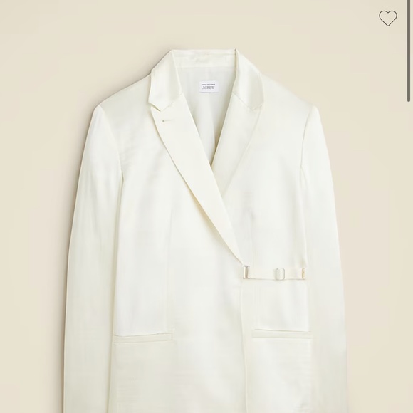 NWT J Crew x Anna October Textured Satin suit - Picture 9 of 12